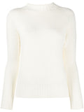 Cream Crew Neck Sweater 1