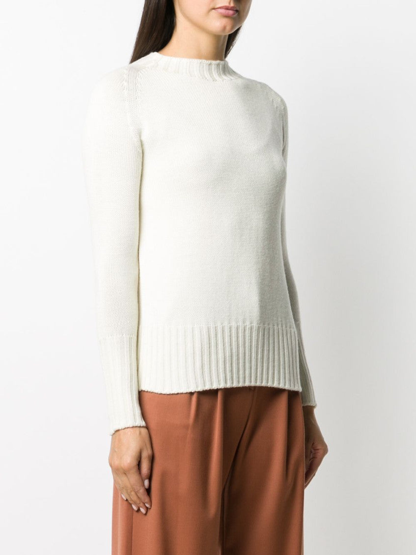 Cream Crew Neck Sweater 3