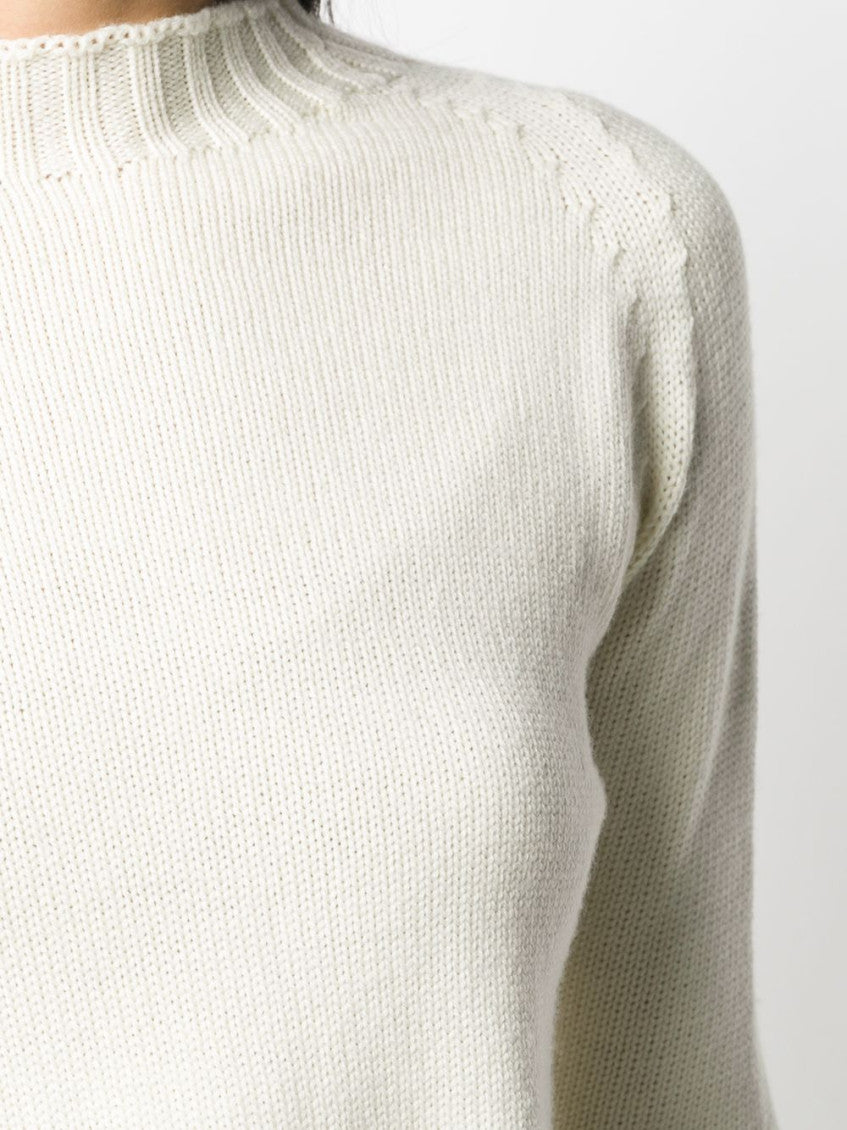 Cream Crew Neck Sweater 5