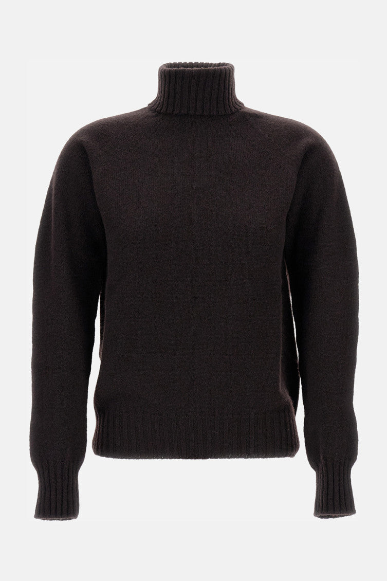 Black High Neck Sweater 1
