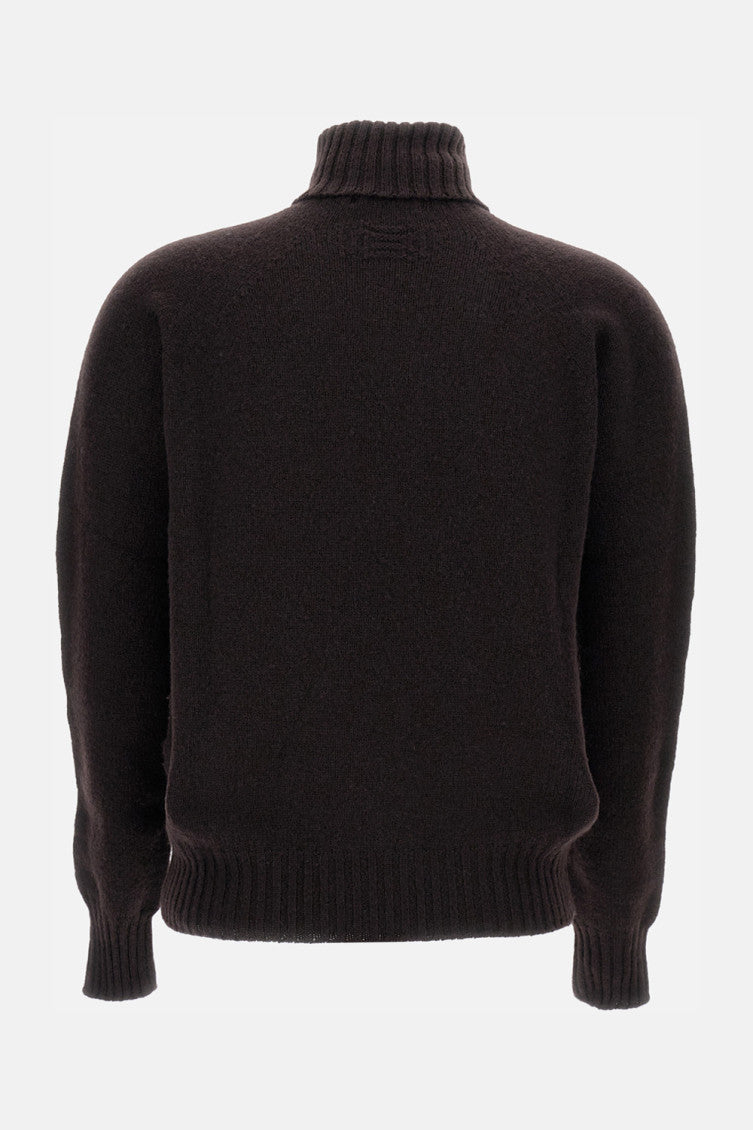 Black High Neck Sweater 2