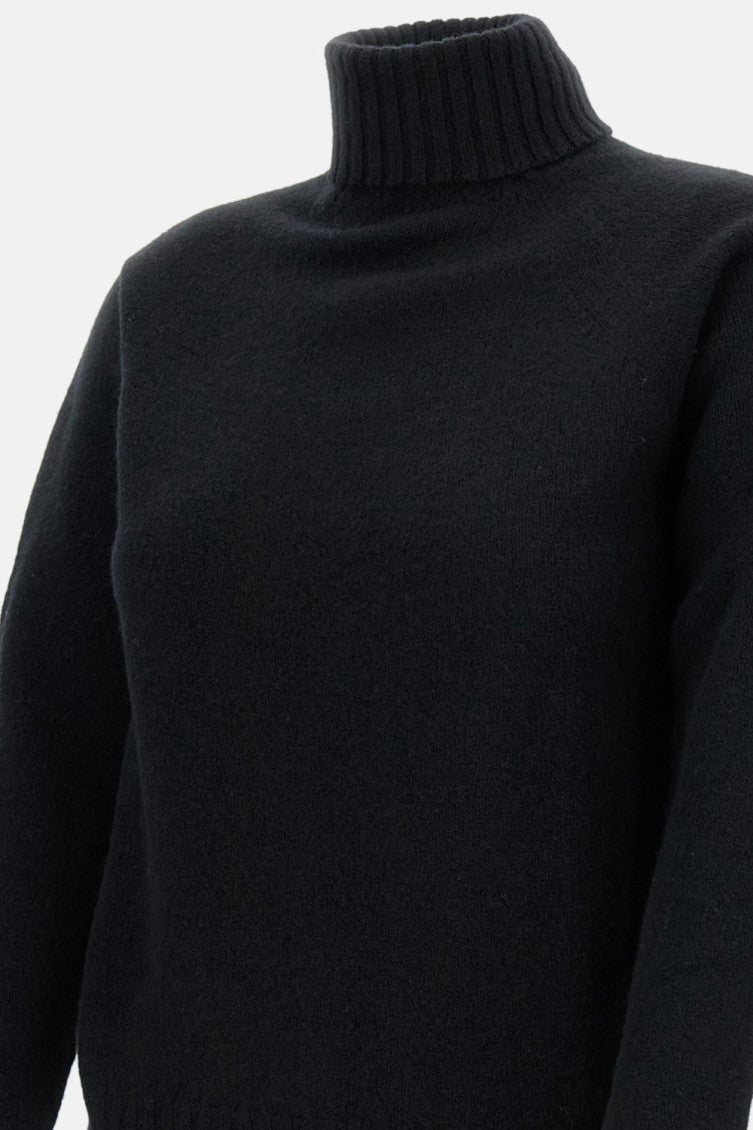 Black High Neck Sweater 3