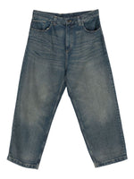 Blue Loose Fit Logo Jeans 1