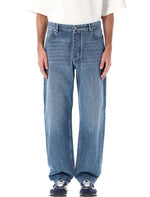 Blue Denim WIde Leg Jeans 1