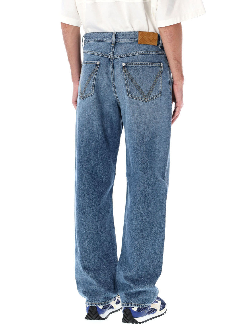 Blue Denim WIde Leg Jeans 2