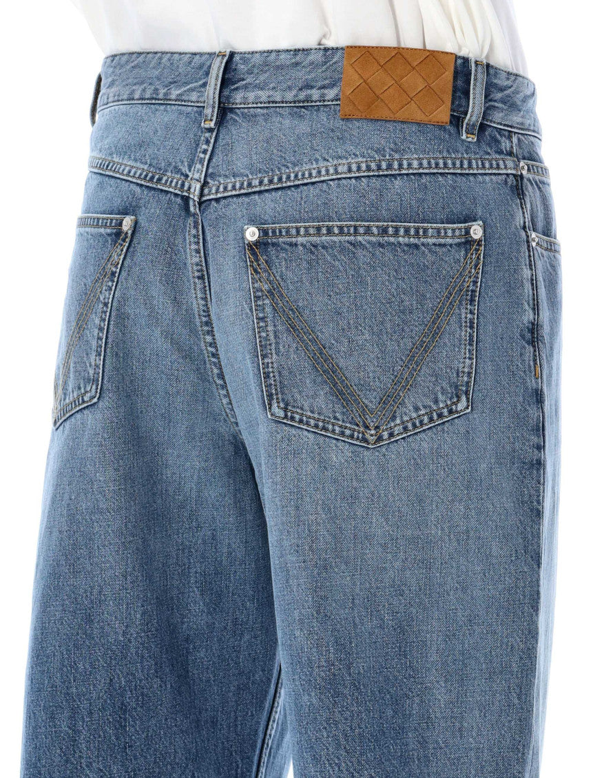 Blue Denim WIde Leg Jeans 3