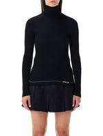 Black High neck Sweater 1