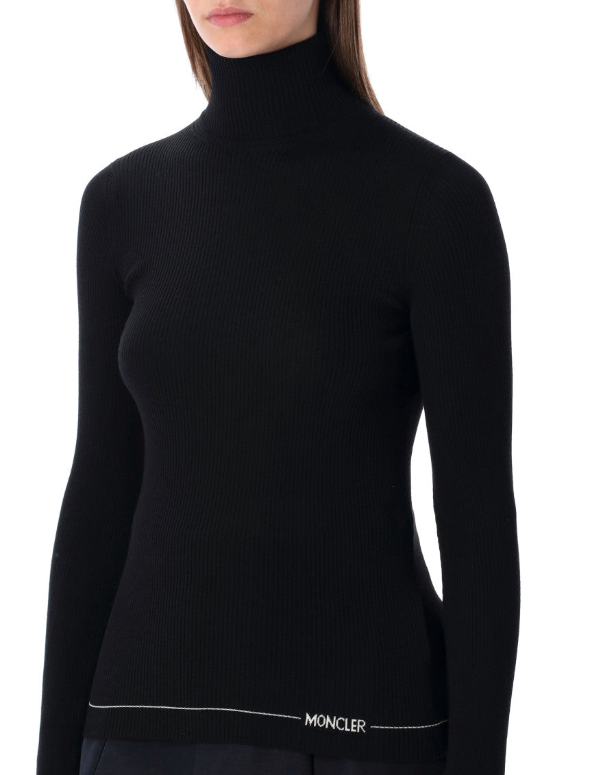 Black High neck Sweater 3