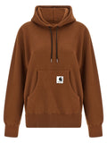 Brown Logo Patch Hoodie 1