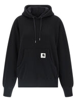 Black Logo Patch Hoodie 1
