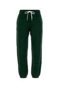 Dark Green Logo Track Pants 1