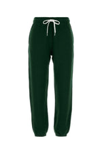 Dark Green Logo Track Pants 1