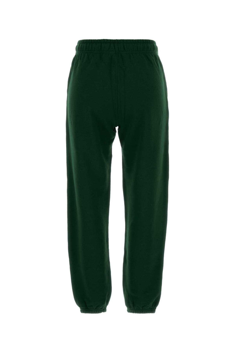 Dark Green Logo Track Pants 2