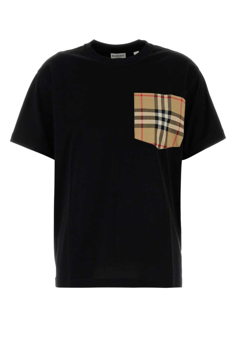 Black cotton t-shirt  1