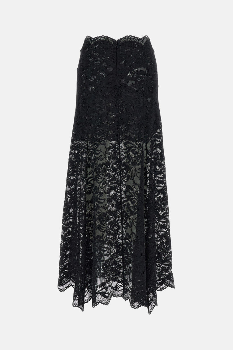 Black Lace Maxi Skirt 2