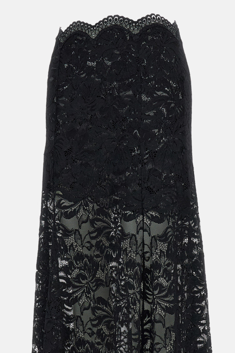 Black Lace Maxi Skirt 3