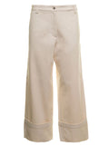 White Cotton Trousers 1