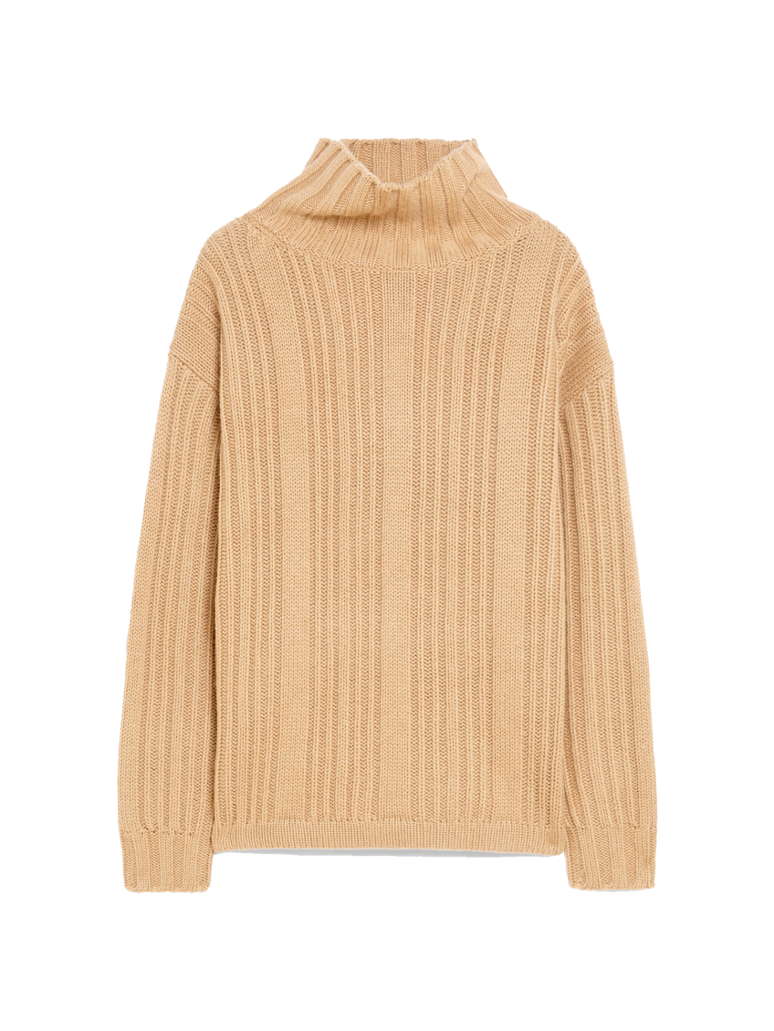 Light Brown Vitalba Turtleneck Jumper 1
