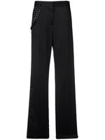 Black Ur-block Straight Leg  Pant 1