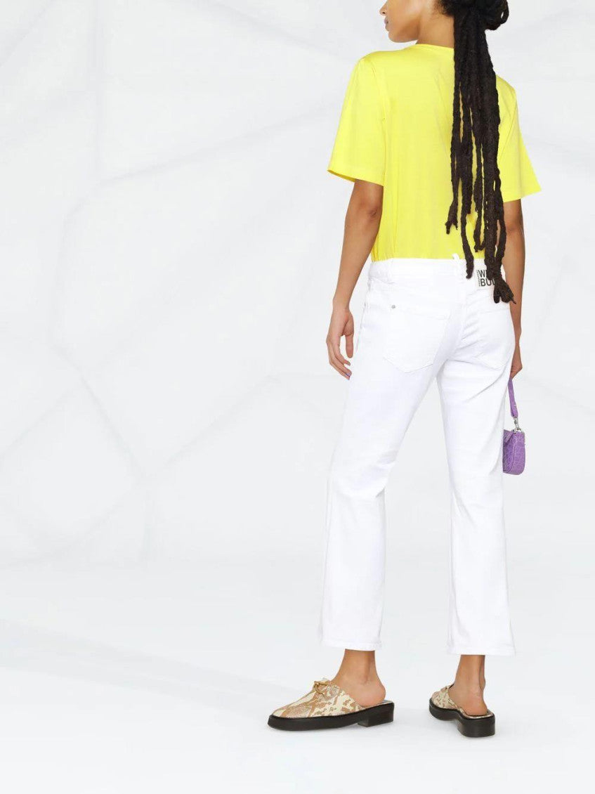 White Flared Jeans 3