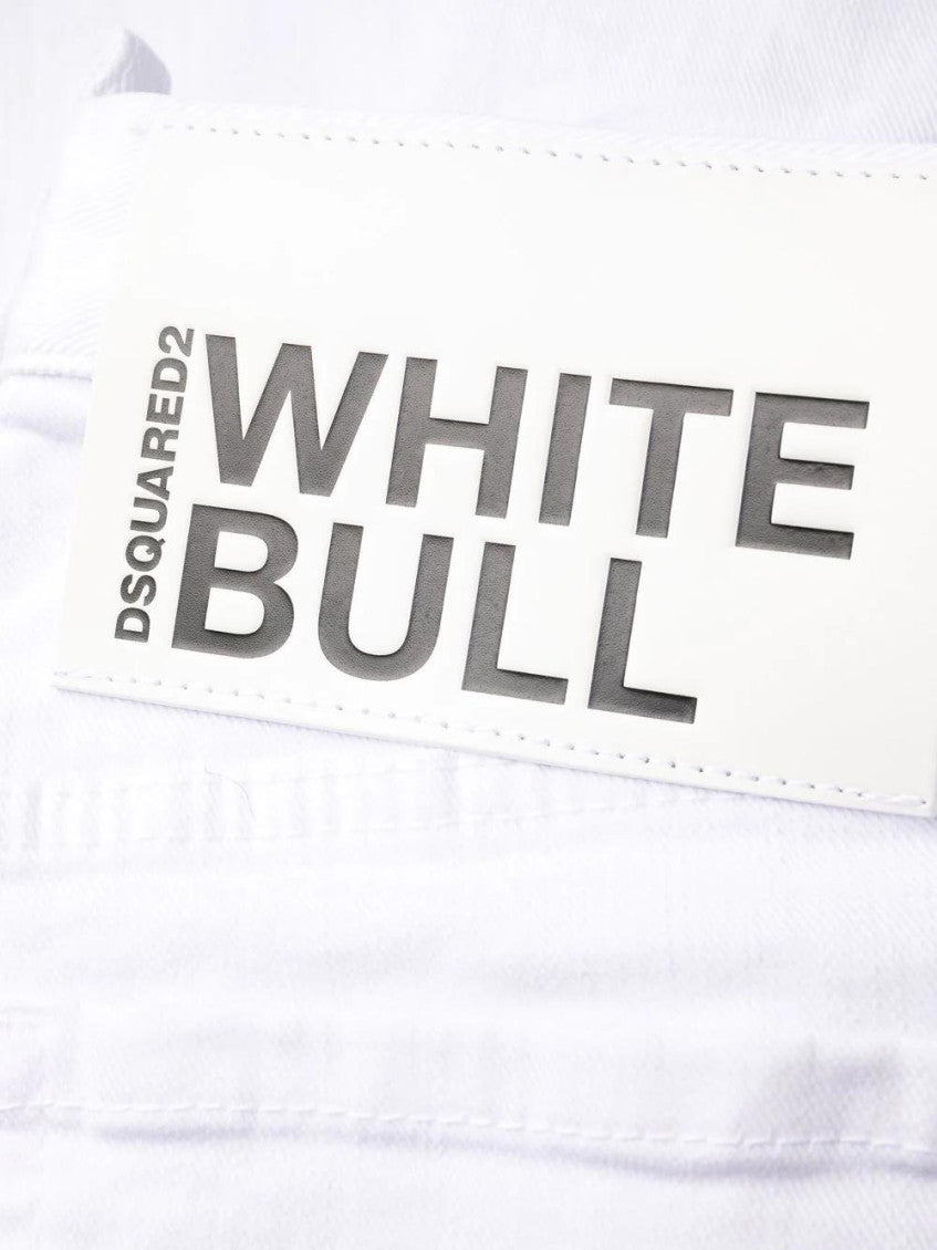White Flared Jeans 4