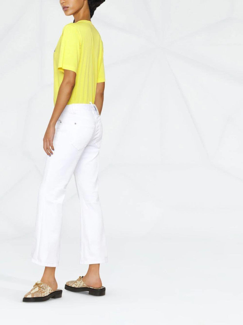 White Flared Jeans 5