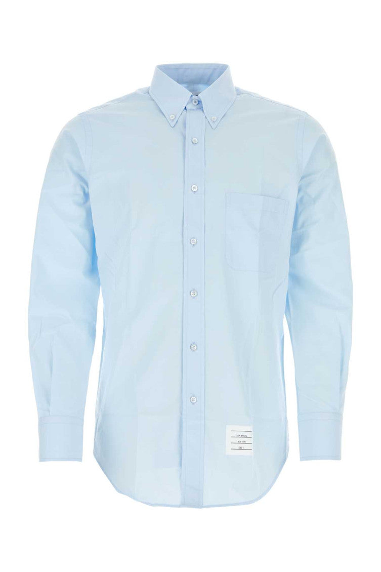 Light blue popeline shirt 1
