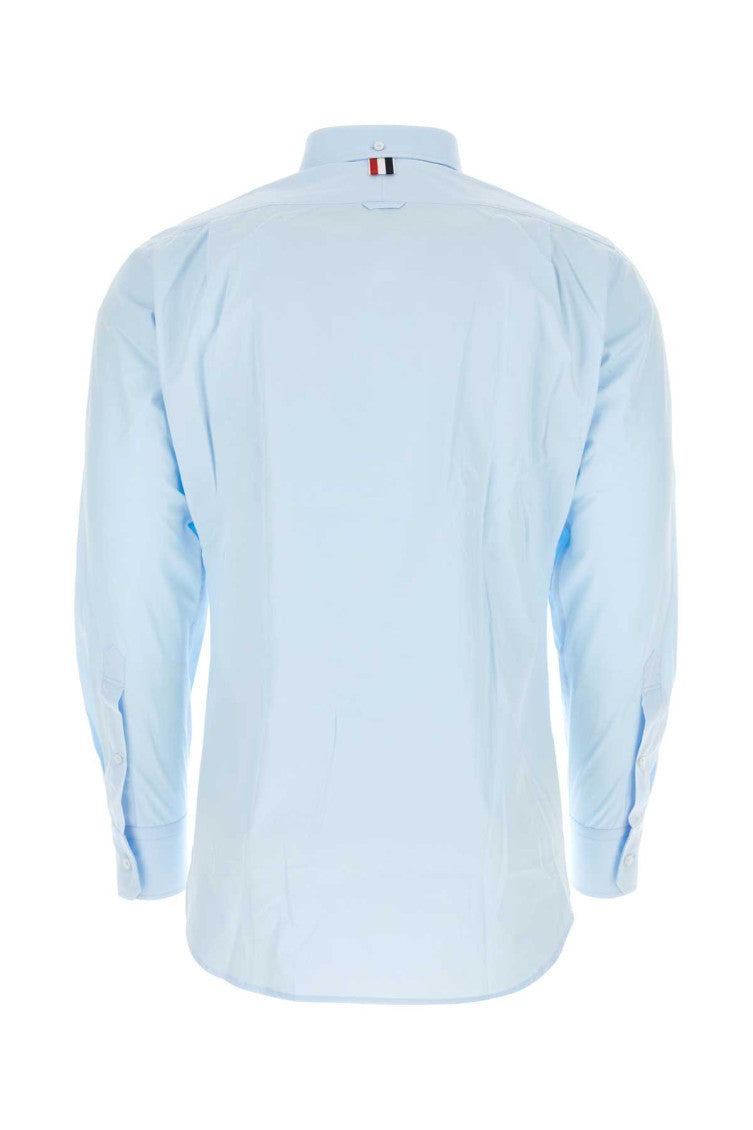 Light blue popeline shirt 2
