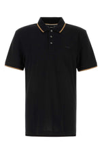 Black Piquet Polo Shirt 1