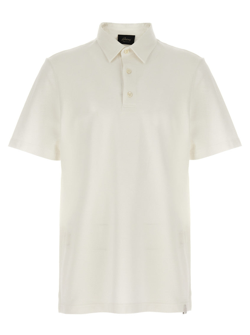 White Cotton Polo Shirt 1