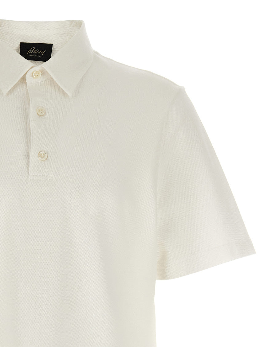 White Cotton Polo Shirt 3