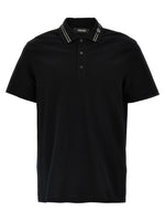 Black Medusa Embroidery Polo Shirt 1