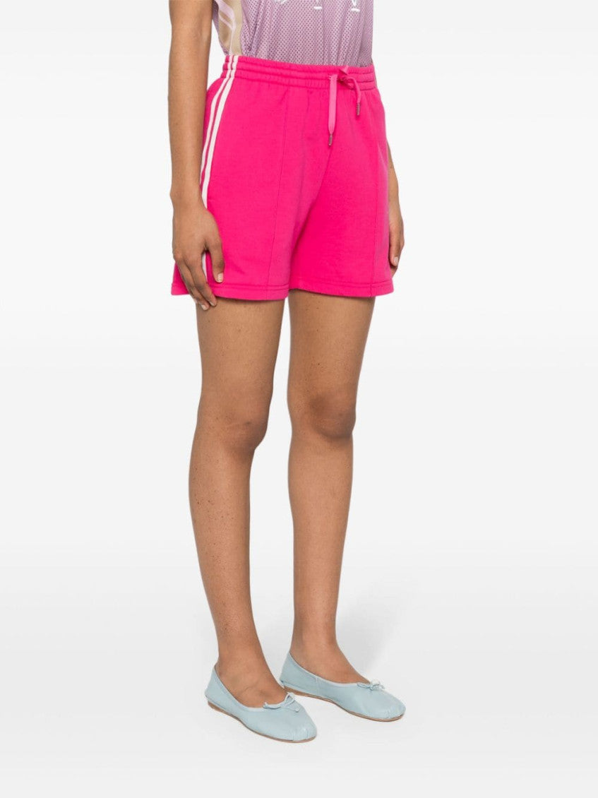 Pink Striped Jersey Shorts 4