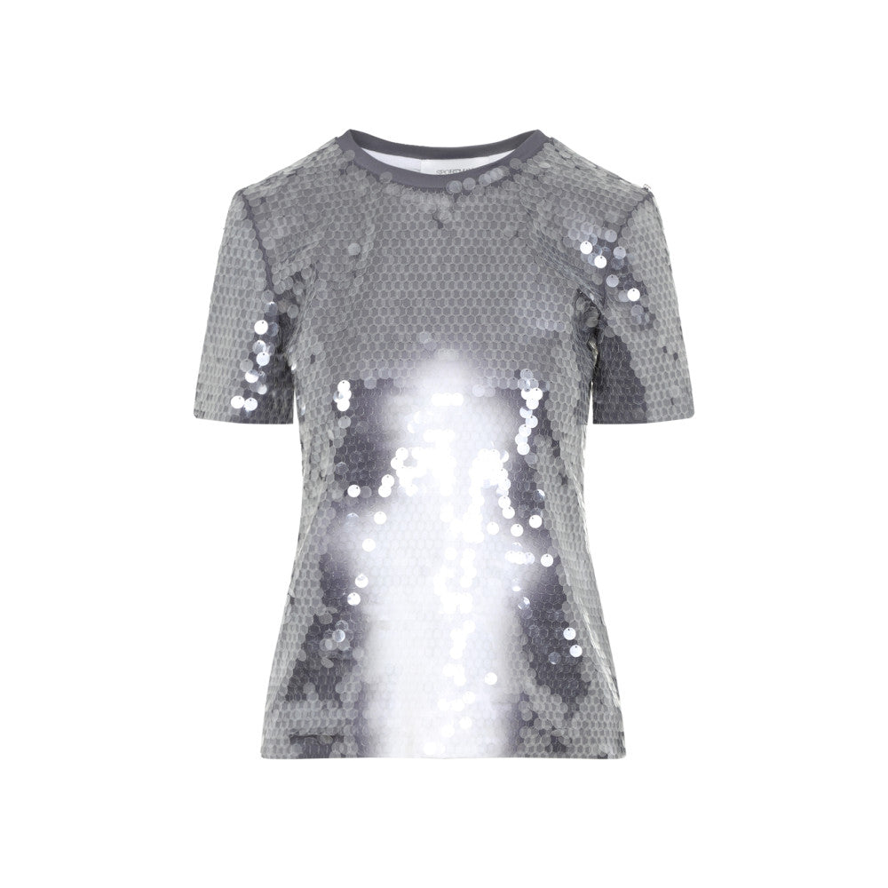 Silver Sequin T-Shirt 1