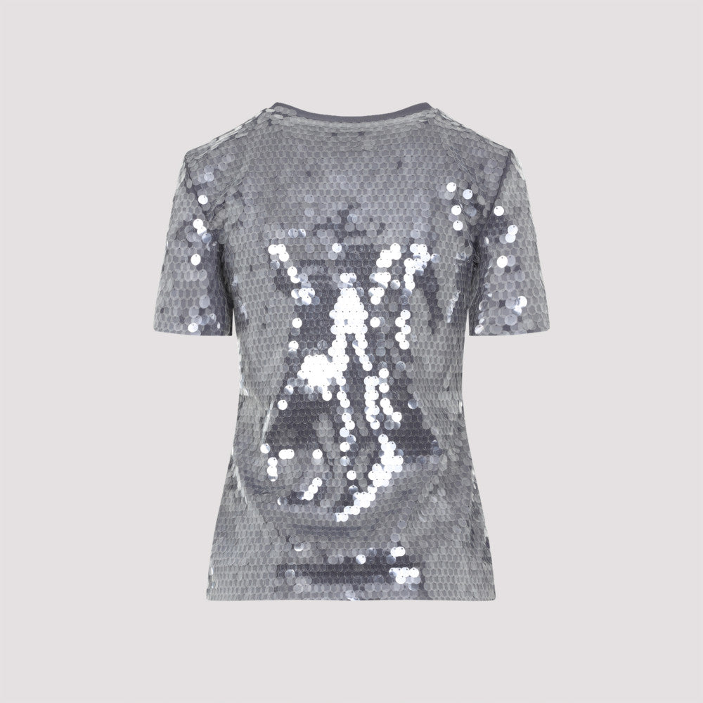 Silver Sequin T-Shirt 4