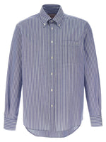 Light Blue Striped VLogo Shirt 1