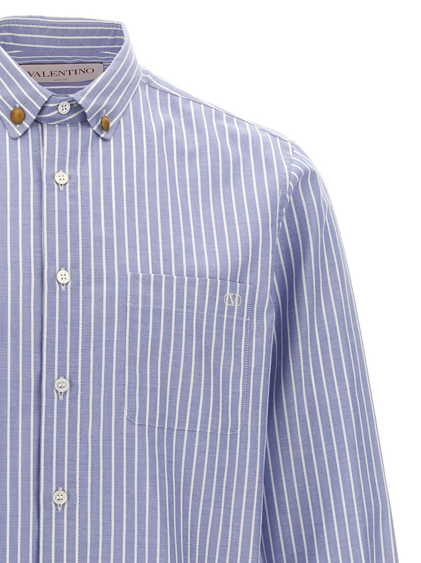 Light Blue Striped Shirt 3