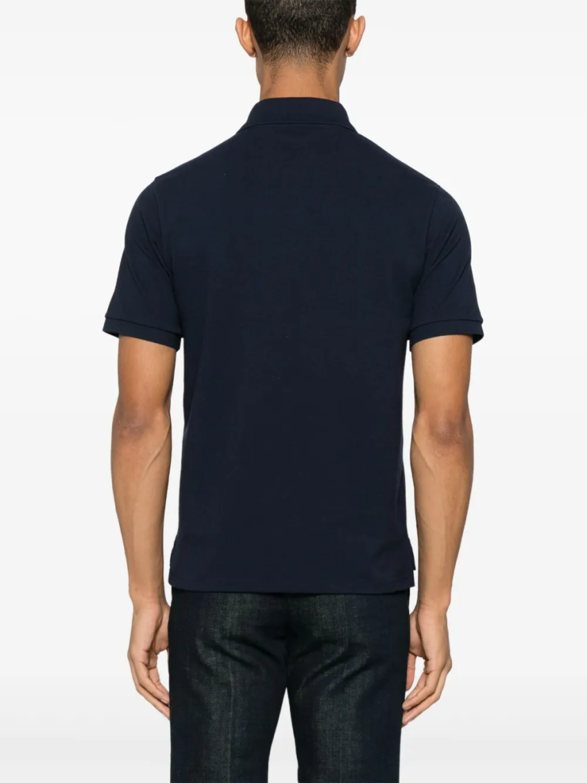 Navy Blue Logo Polo 3