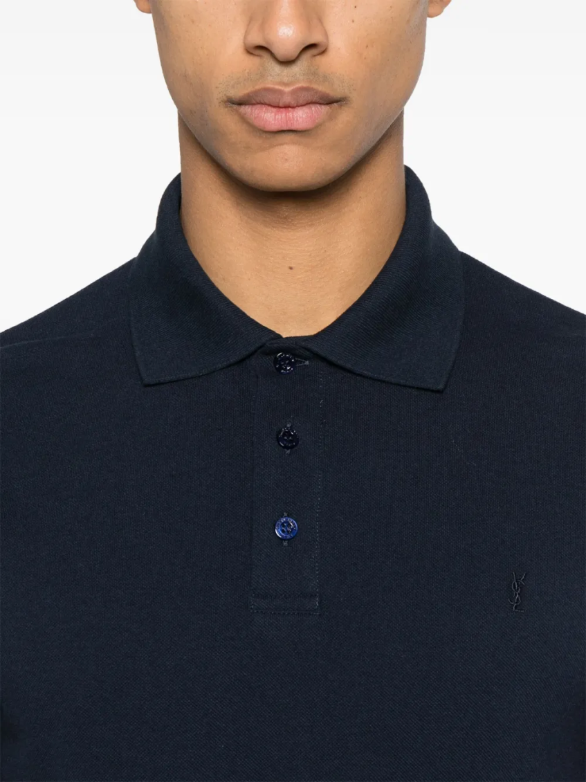 Navy Blue Logo Polo 4
