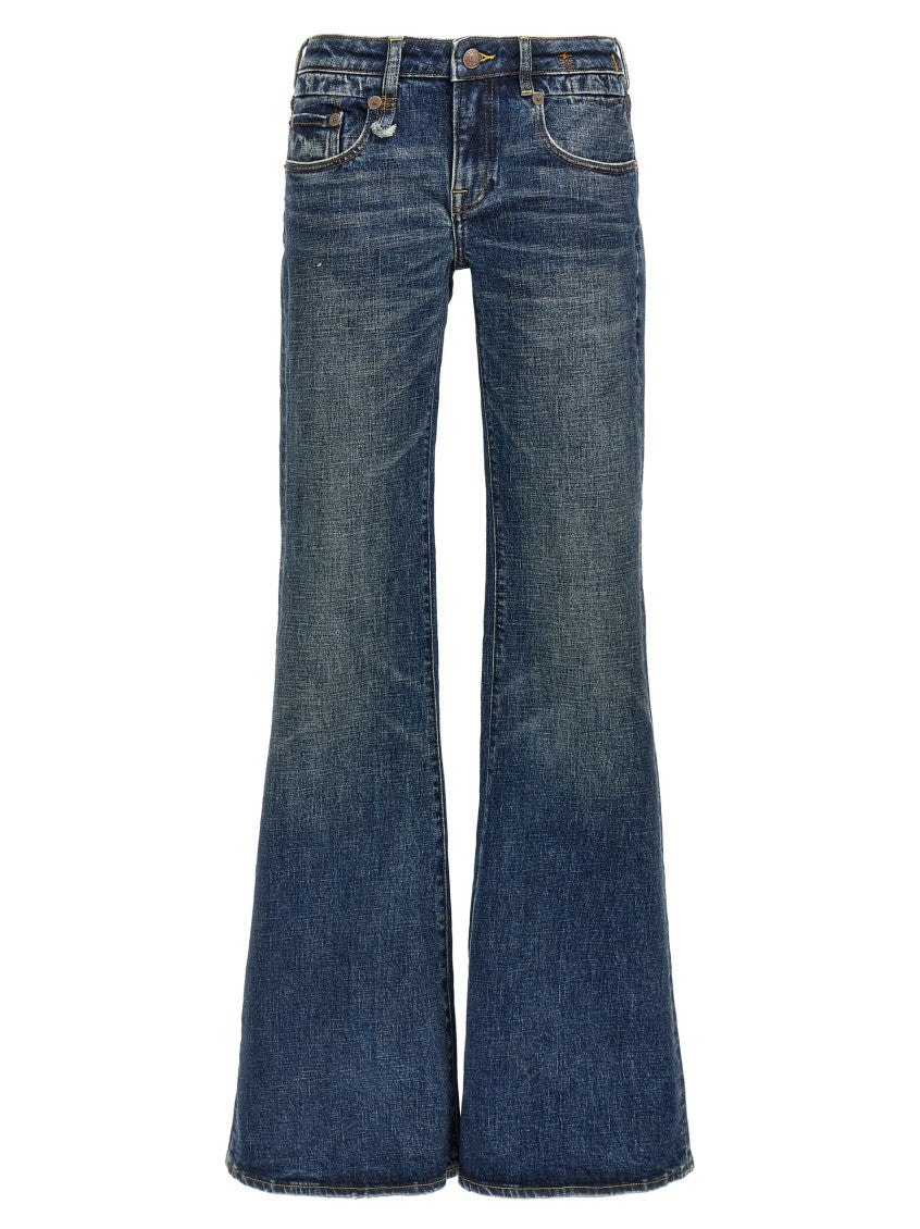 Blue 'Overflow Boy Flare' jeans 1