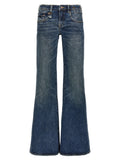 Blue 'Overflow Boy Flare' jeans 1