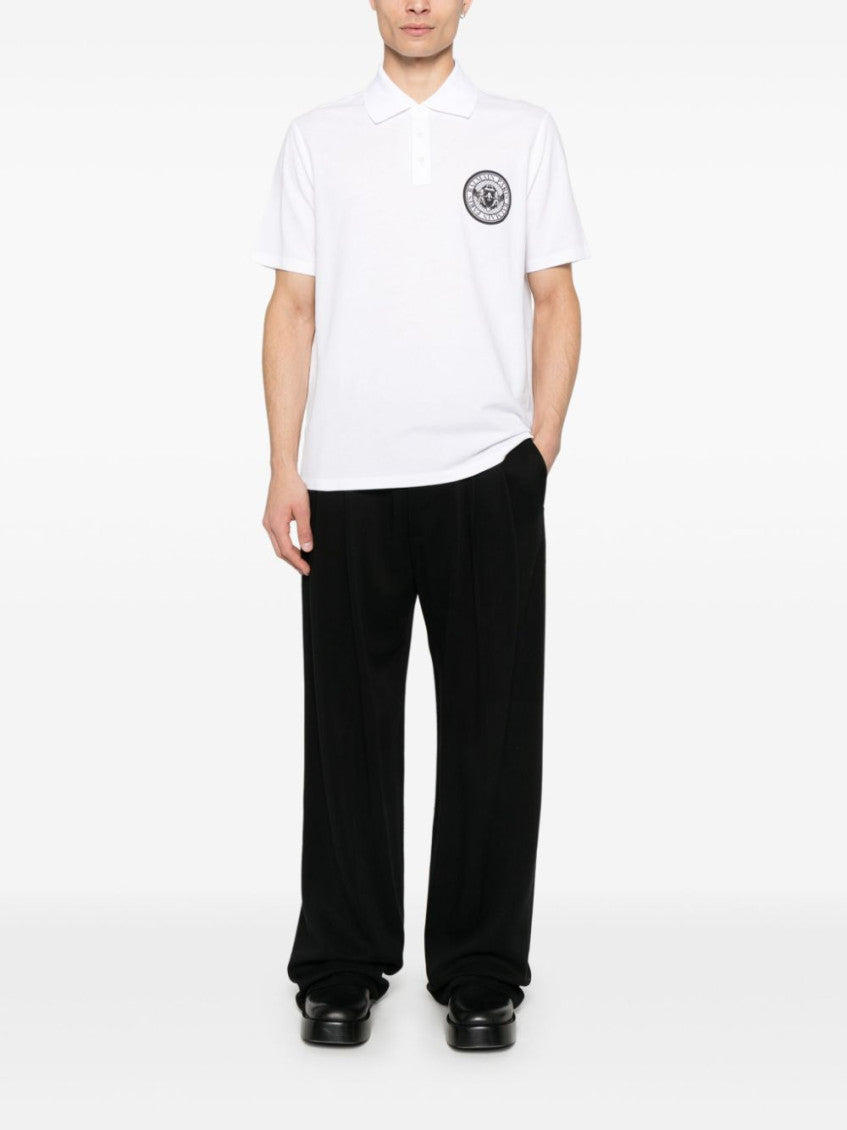 White Cotton Polo Shirt 3