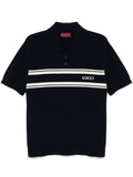 Navy Blue Logo Polo Shirt 1