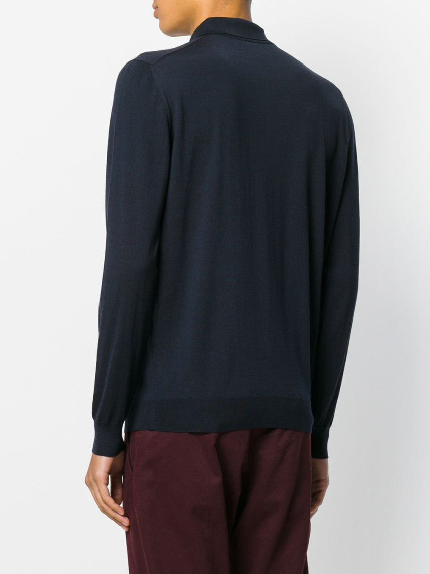 Navy Blue Logo Polo 4