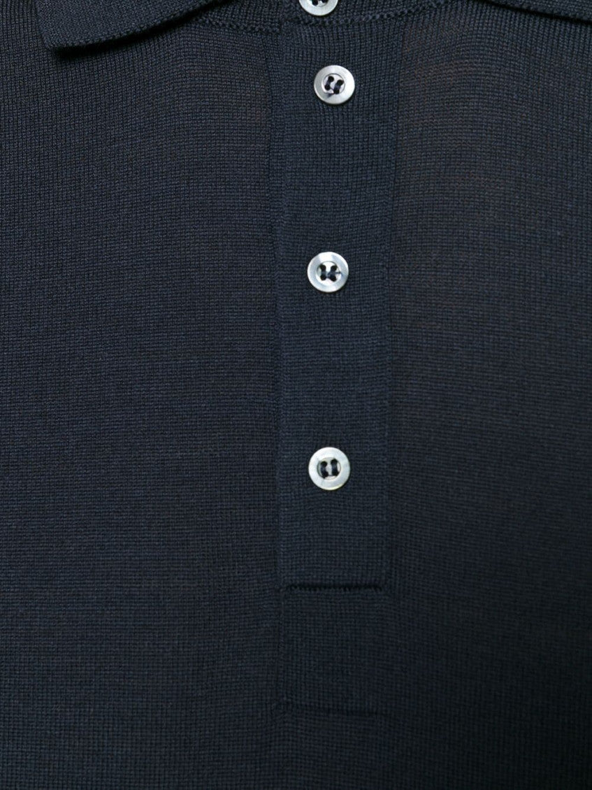 Navy Blue Logo Polo 5