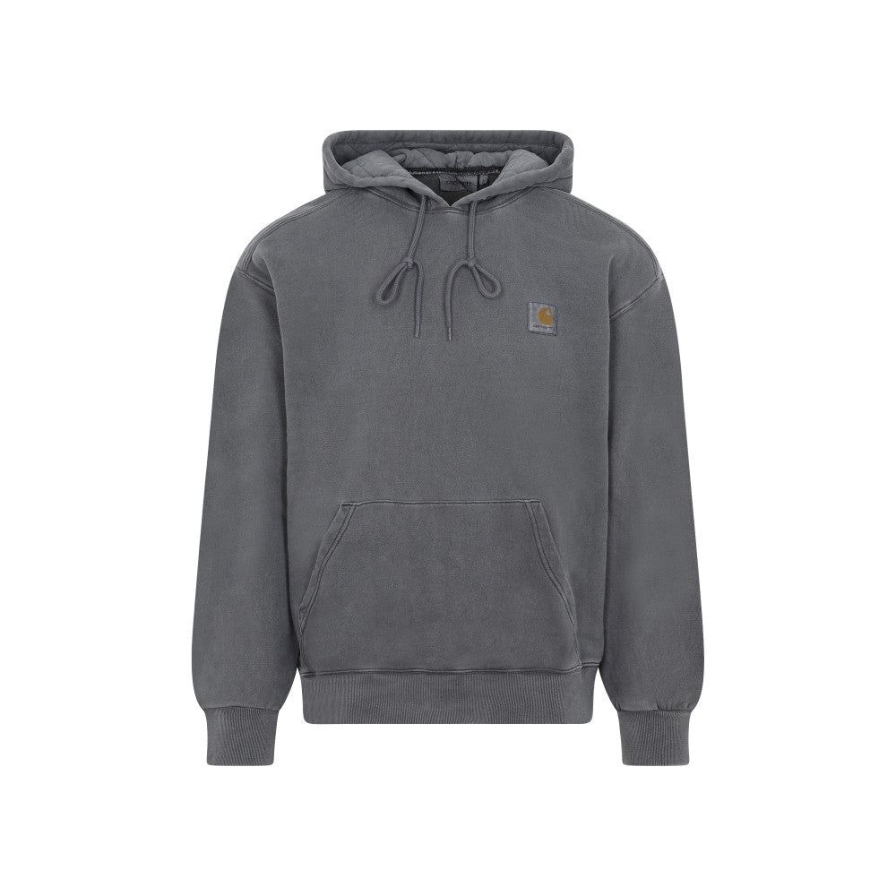 Black Logo Patch Hoodie 1