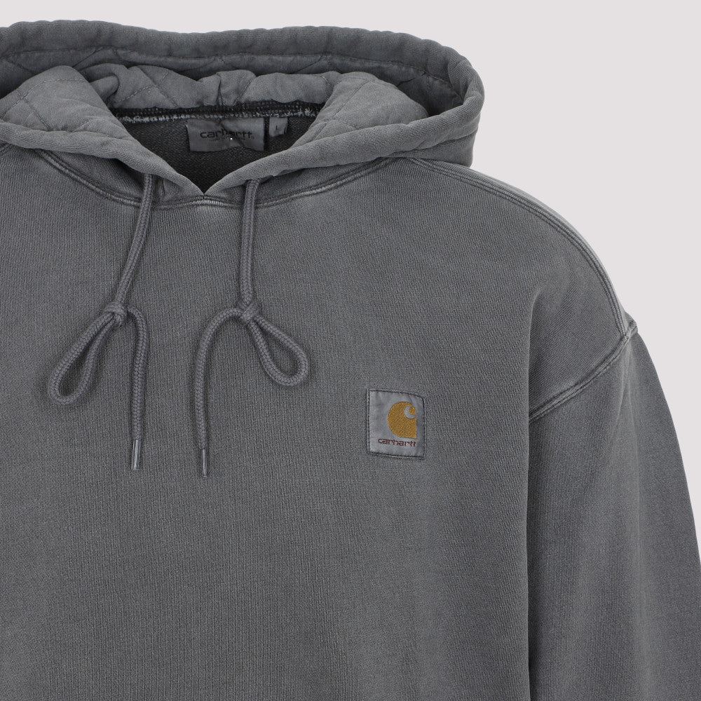 Black Logo Patch Hoodie 5