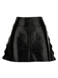 Black Vinyl miniskirt 1