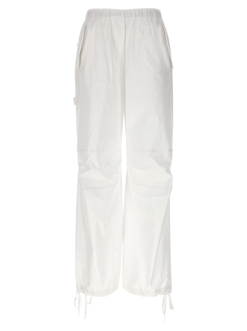 White Cargo Trousers 1