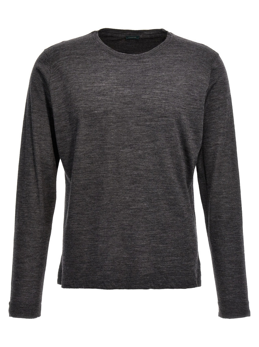 Grey Wool Sweater 1